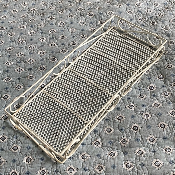 White Tray Decor - Picture 1 of 3